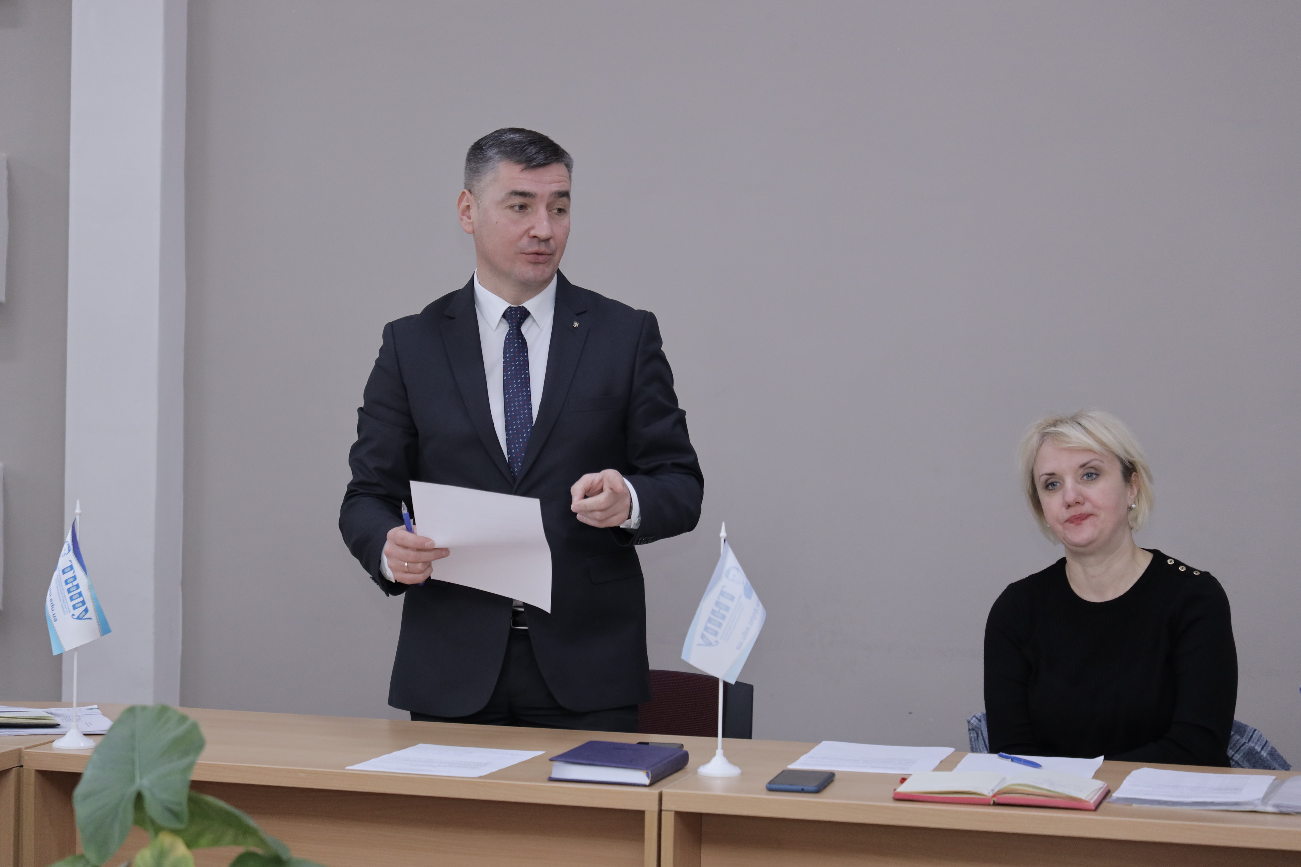 Виступ декана - В. Міська